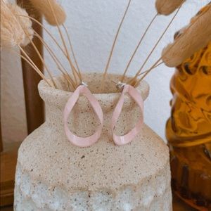 Vintage Retro Light Pink Earrings